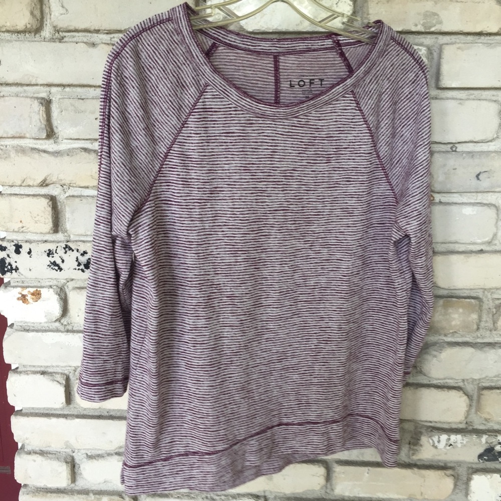 Ann Taylor Loft stripped top